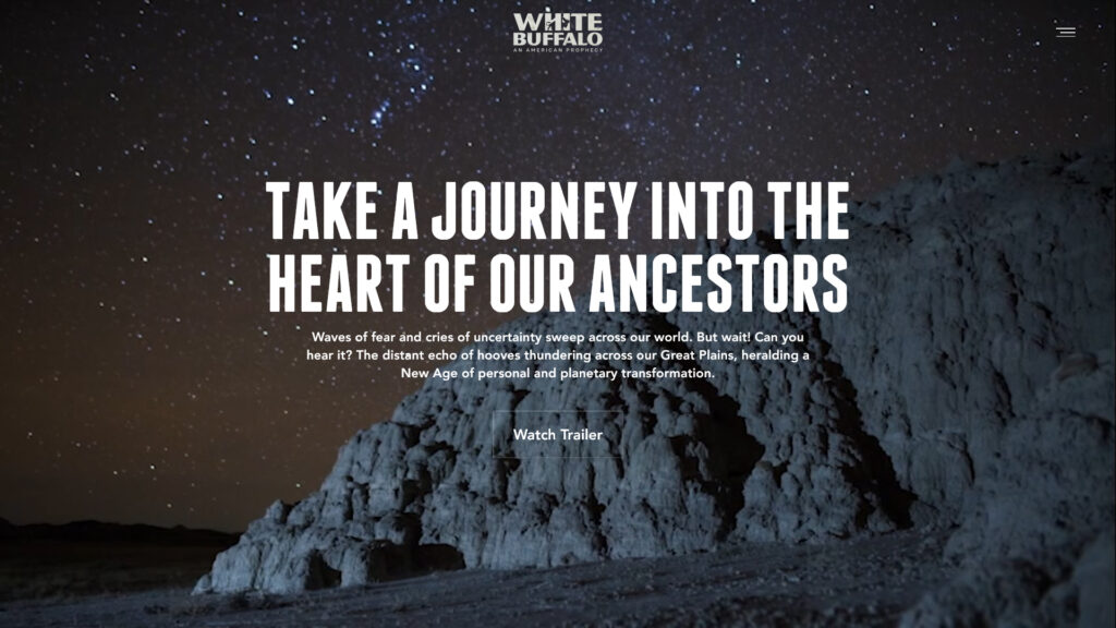 White Buffalo Movie Website Design